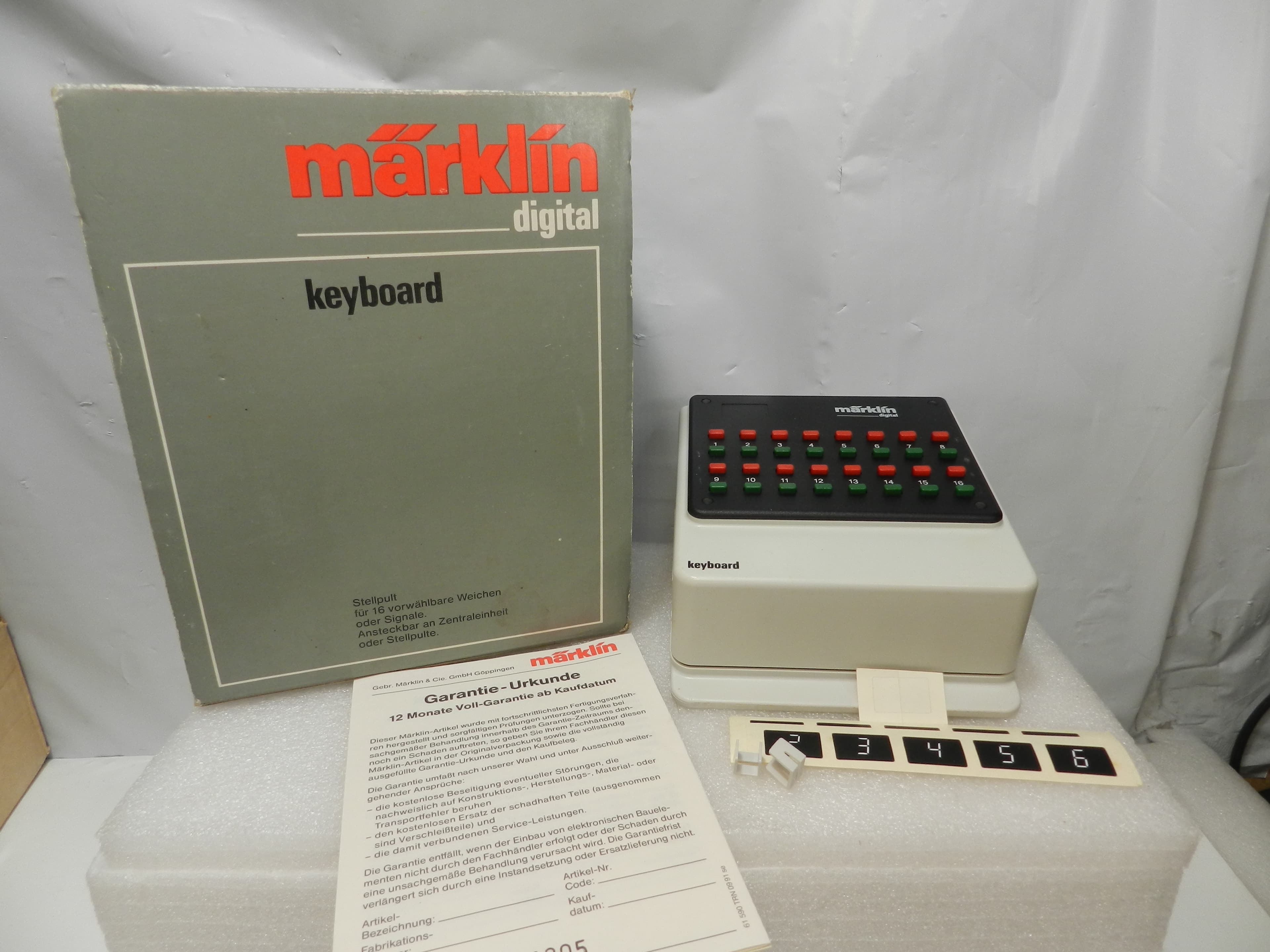 Vintage Marklin Digital Keyboard 6040 Train System Germany (P50K)