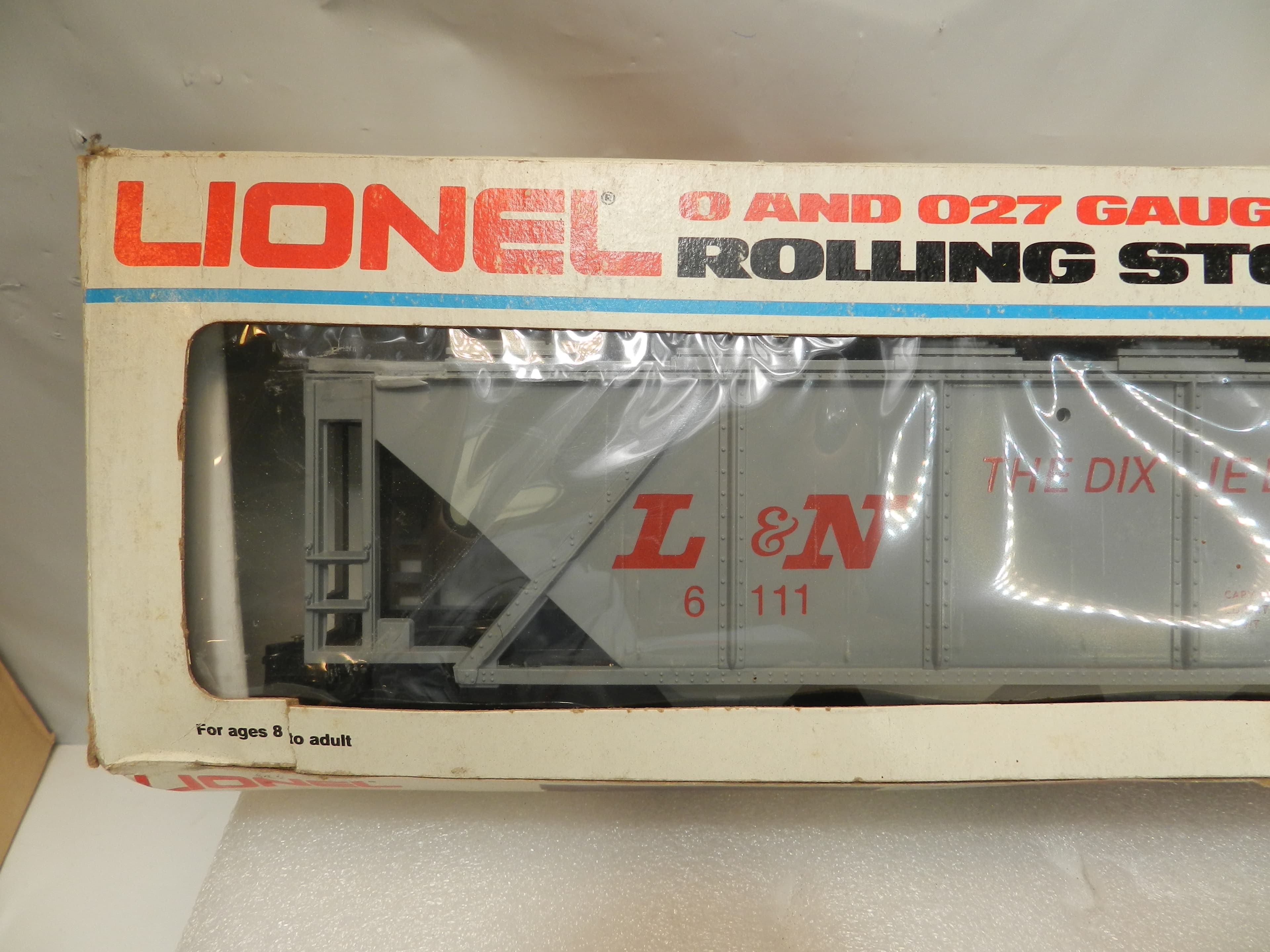 Vintage Lionel 6-6111 L&N Covered Hopper Car 0 & 027 Gauge Train Car (P51K) - Thumbnail 2