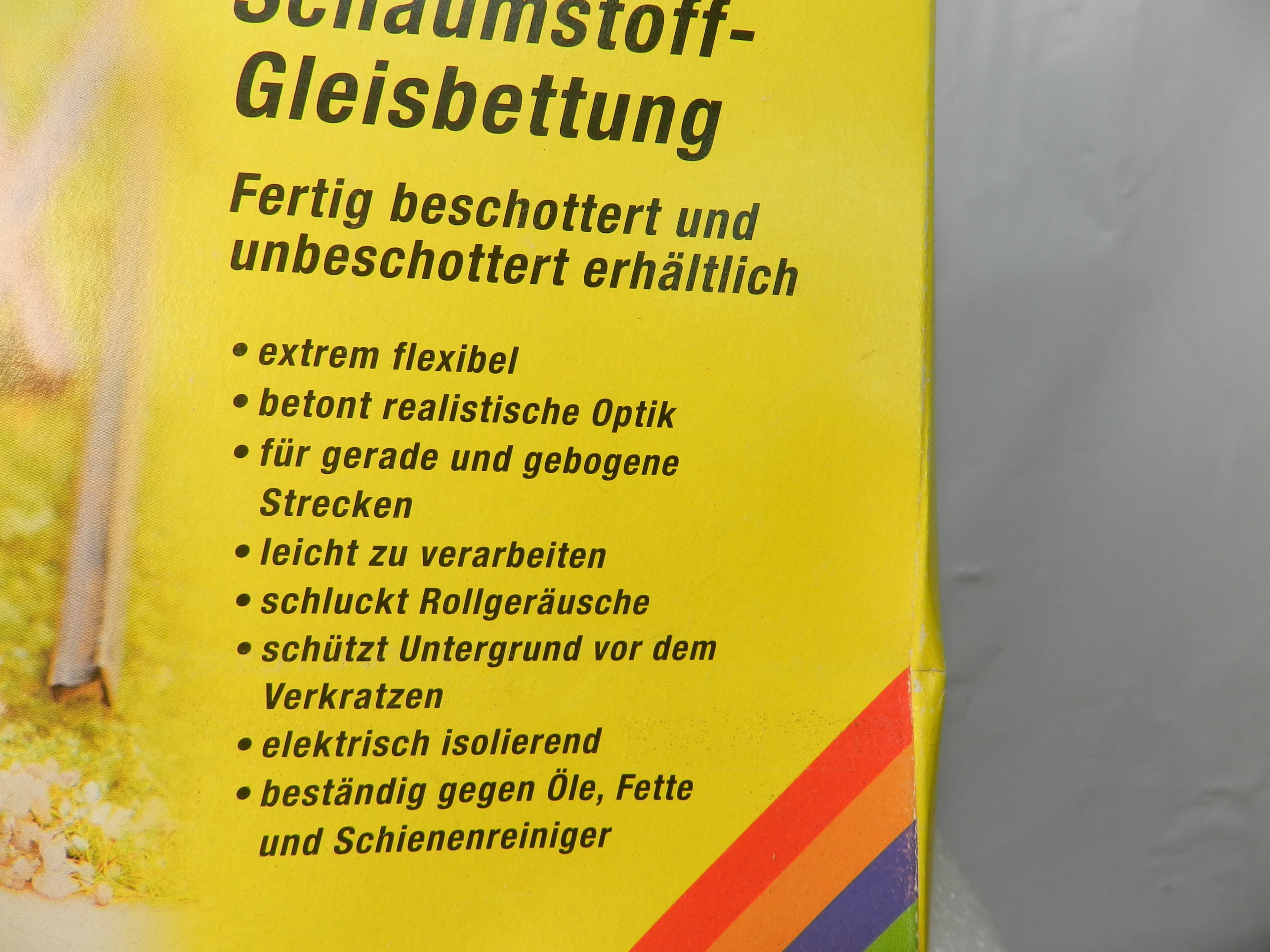 Noch 99315 Mössmer Schaumstoff-Gleisbettung Foam Track Bedding H0 Scale 1:87 P53 - Thumbnail 2