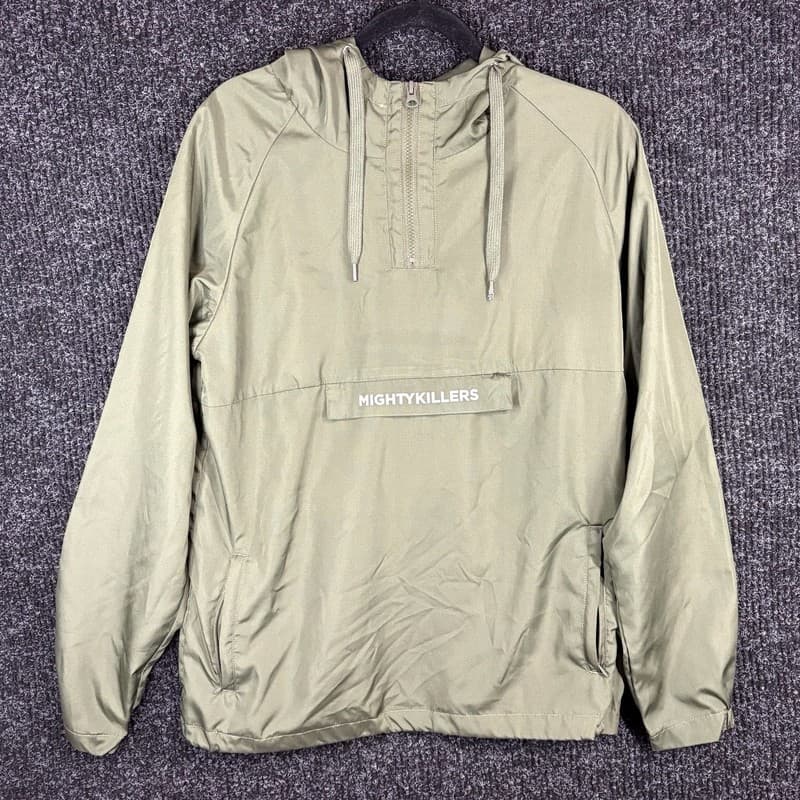 MightyKillers Half-Zip Hooded Pullover Windbreaker Jacket
