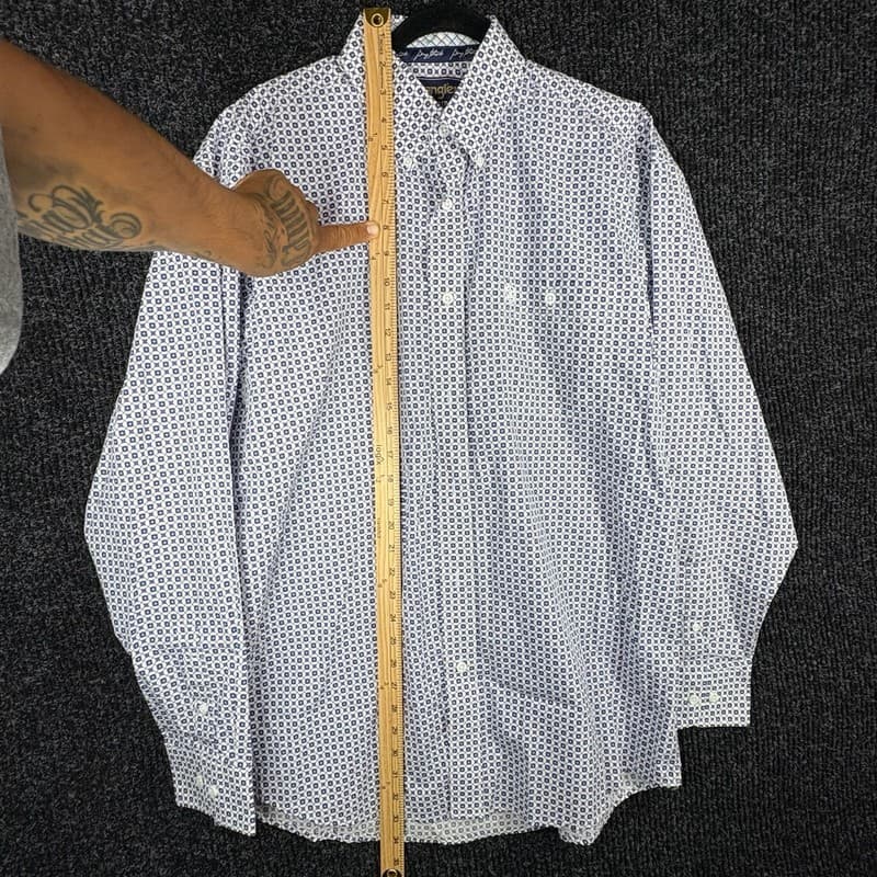 Wrangler George Strait Collection Men's Long Sleeve Button Down Shirt - Thumbnail 5
