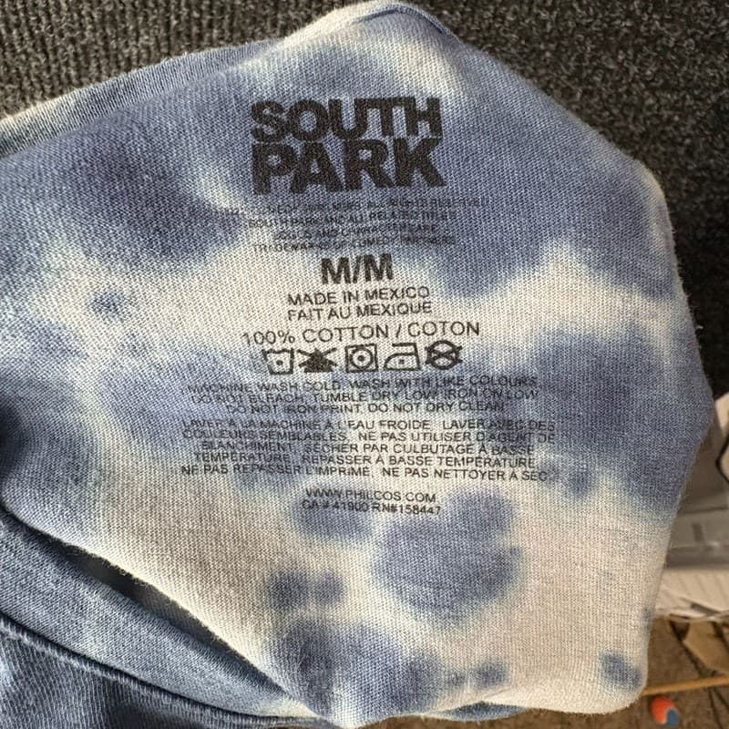 South Park Main Characters Graphic Tie Dye T-Shirt - Thumbnail 8