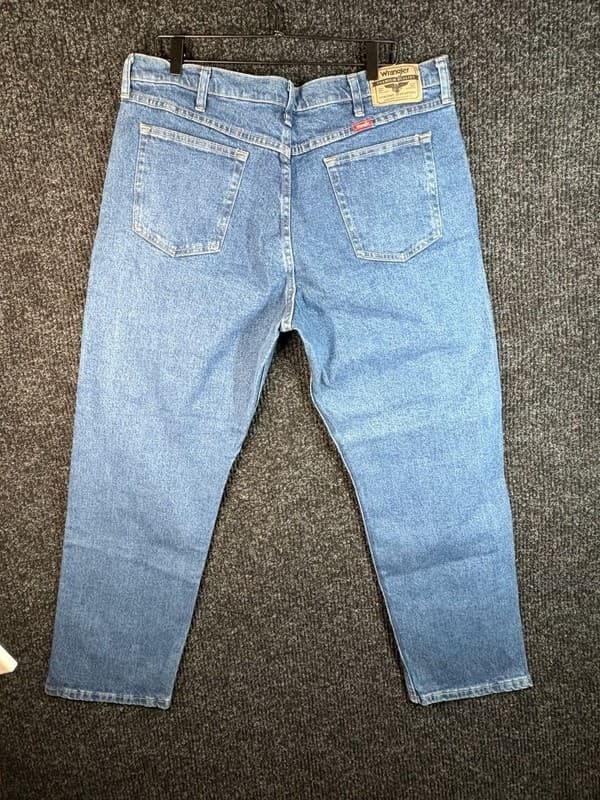 Wrangler Five Star Premium Men's Relaxed Fit Flex Denim Jeans Size 38x30 - Thumbnail 10