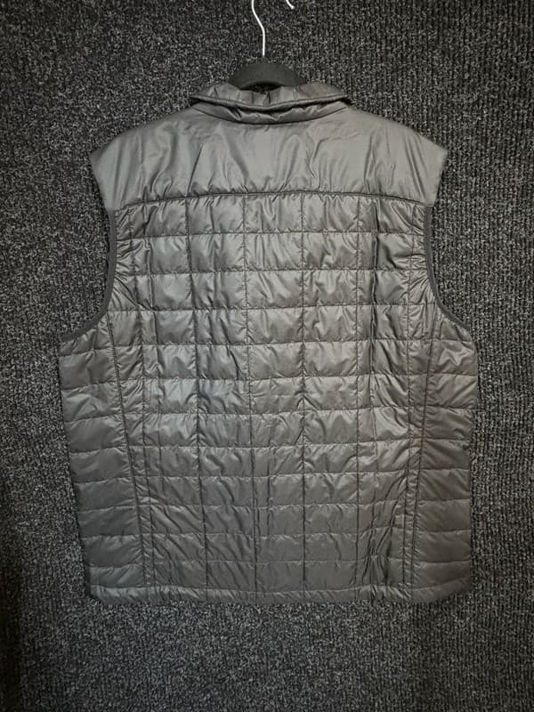 L.L. Bean Primaloft Packaway Vest Men's XL Black Quilted Full Zip 503396 - Thumbnail 7