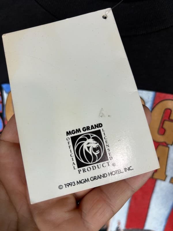 Vintage 1993 George Foreman World Champion MGM Grand K.O. Wear T-Shirt - Thumbnail 5