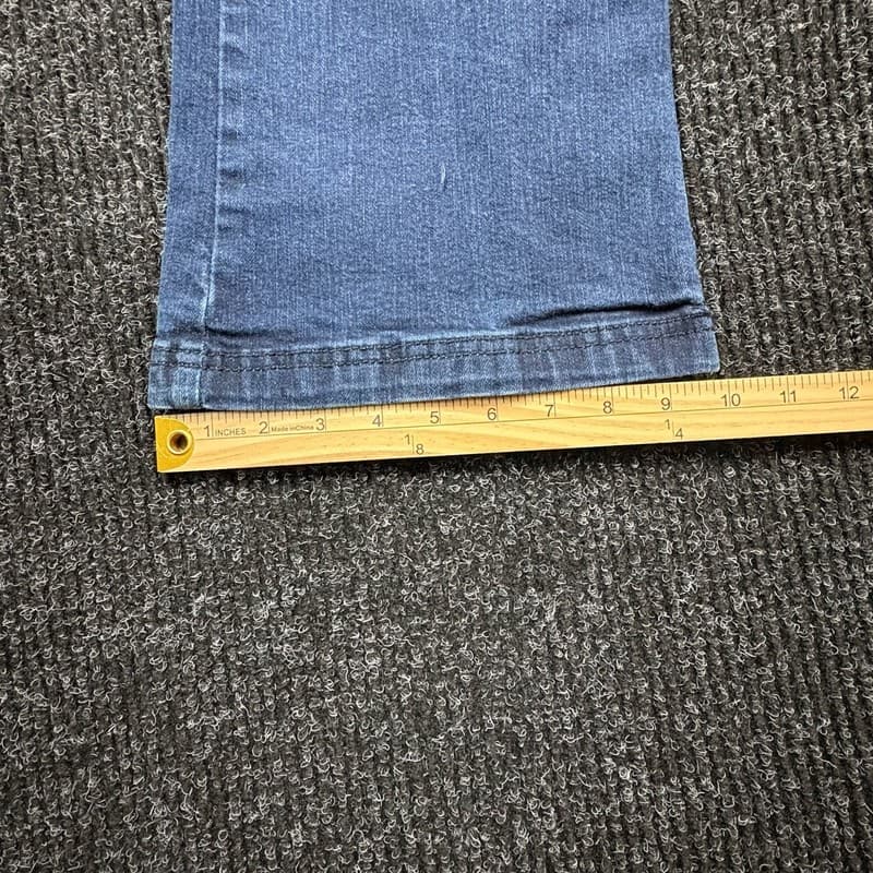 Lynden Cinch Womens Medium Wash Denim Flare Jeans - Thumbnail 8