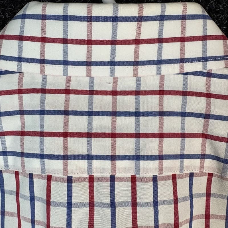 J.Crew Thompson Shirtings Mens Long Sleeve Button Down Shirt Red and Blue Plaid - Thumbnail 8