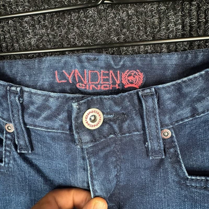 Lynden Cinch Womens Medium Wash Denim Flare Jeans - Thumbnail 4