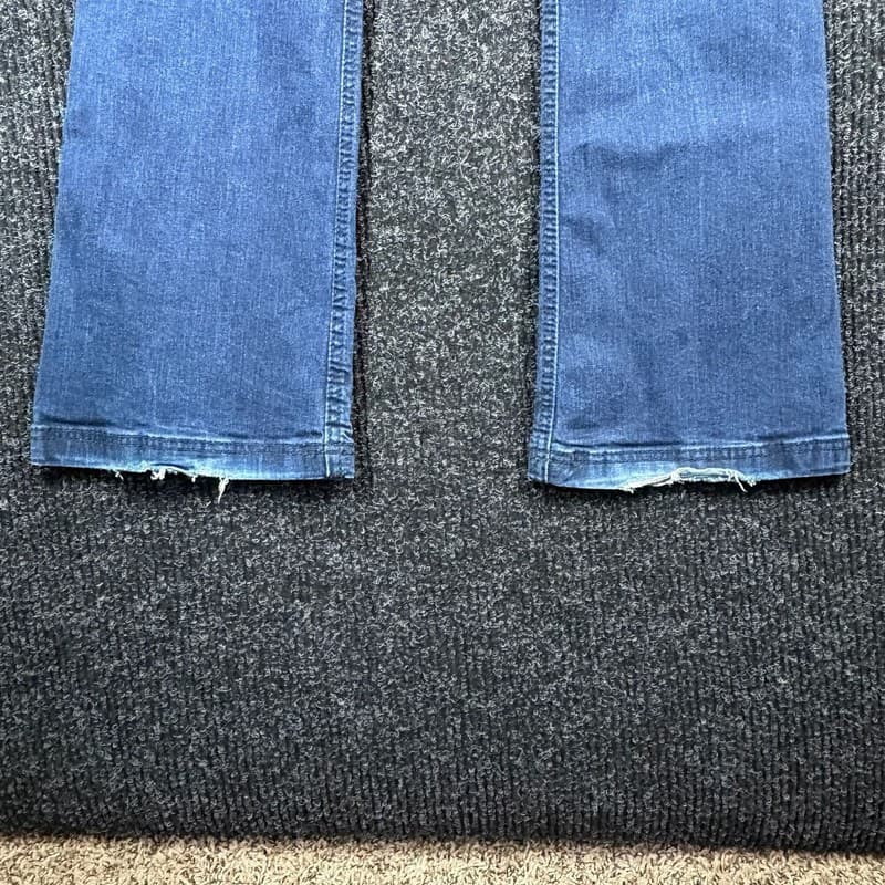 Lynden Cinch Womens Medium Wash Denim Flare Jeans - Thumbnail 10