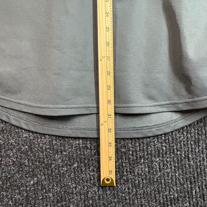 Vintage Nike Dri-FIT Athletic T-Shirt Gray with Orange Side Panels - Thumbnail 7