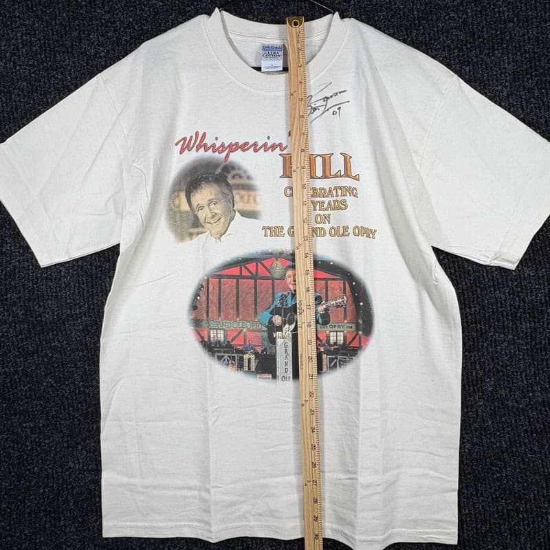 'Whisperin' Bill' Anderson Grand Ole Opry 45th Anniversary Signed Shirt - Thumbnail 7