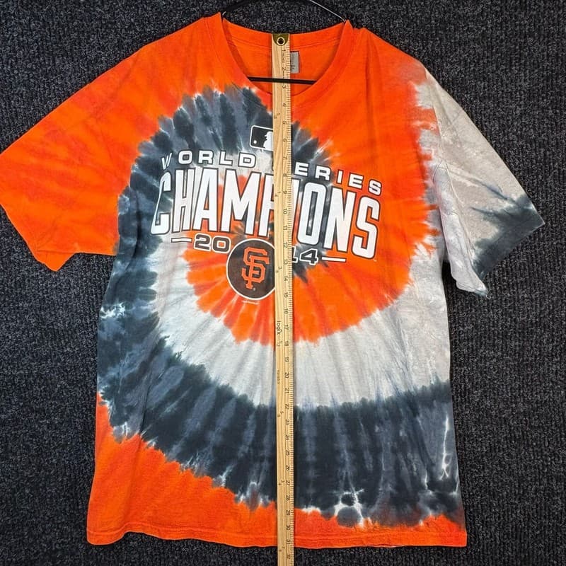 Liquid Blue San Francisco Giants 2014 World Series Champions Tie-Dye T-Shirt - Thumbnail 5