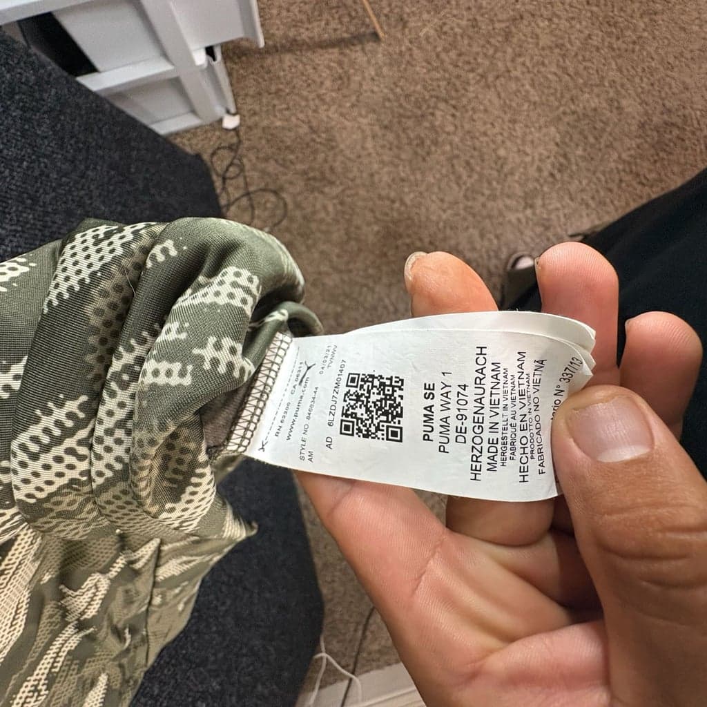 Puma Contrast Jacket 2.0 Full Zip Green Camo - Thumbnail 9