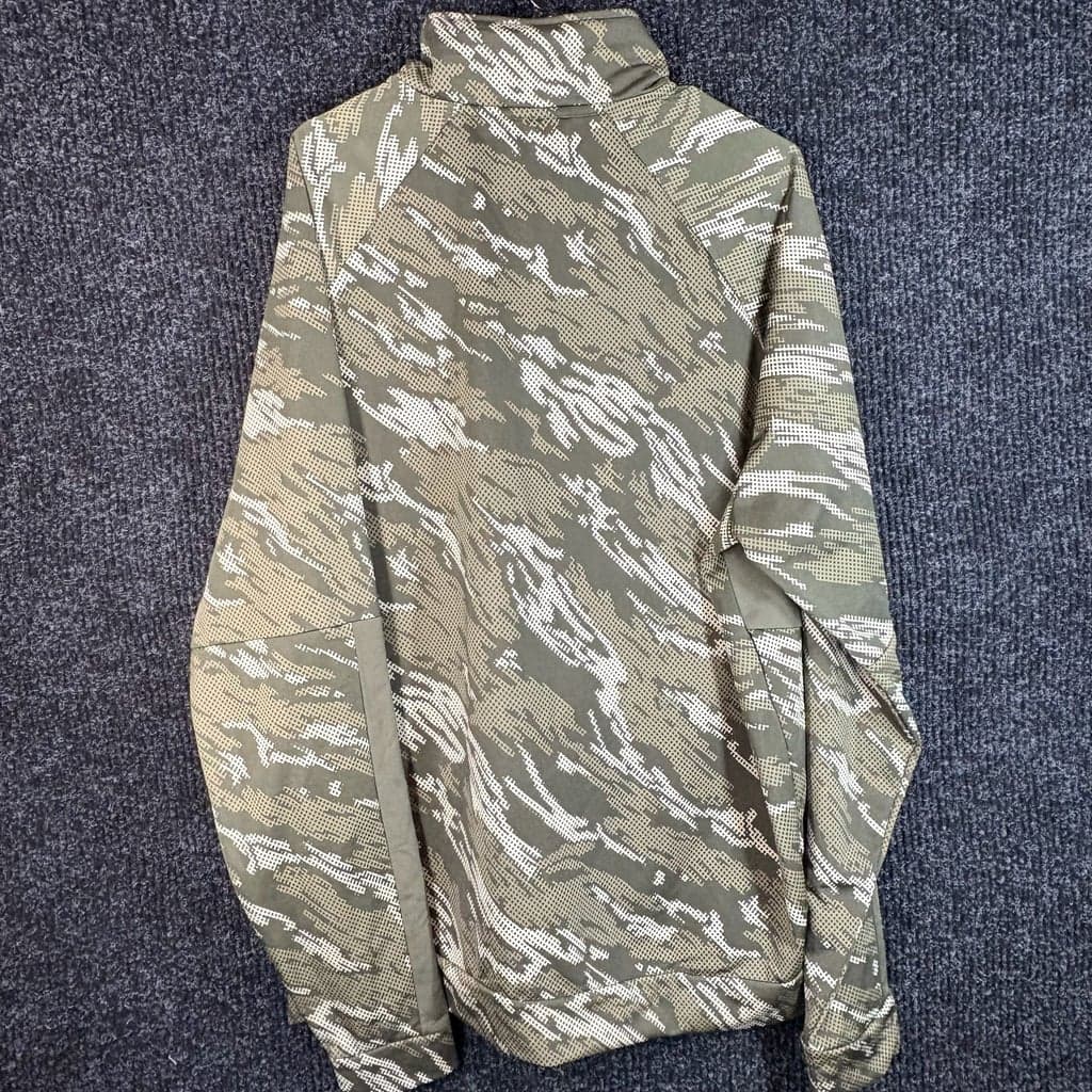 Puma Contrast Jacket 2.0 Full Zip Green Camo - Thumbnail 10
