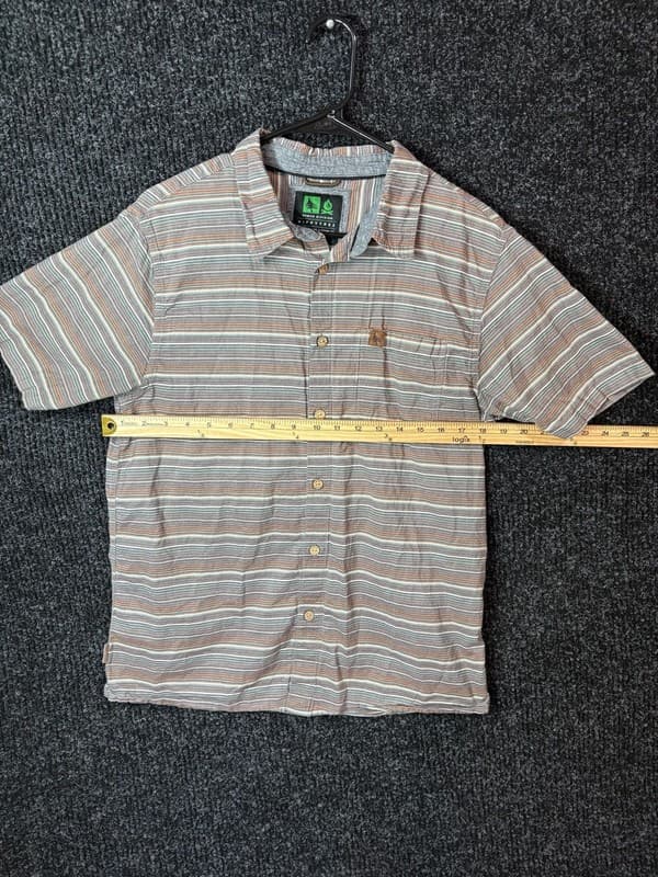 HippyTree Nomad Division Montauk Striped Short Sleeve Woven Shirt - Thumbnail 8