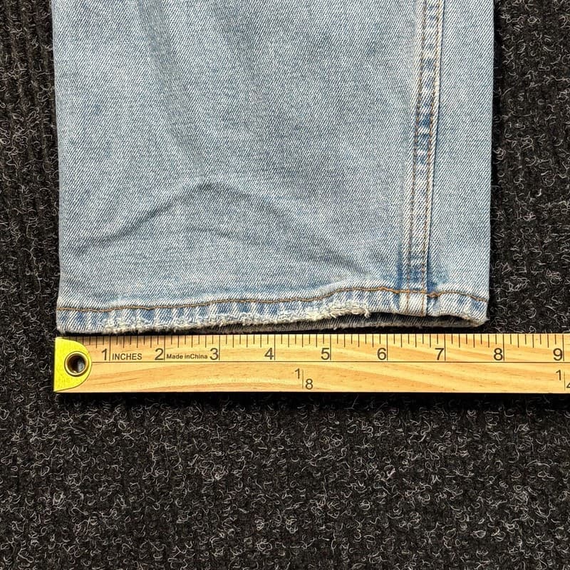Abercrombie & Fitch The 90s Straight Leg Jeans Light Wash - Thumbnail 6