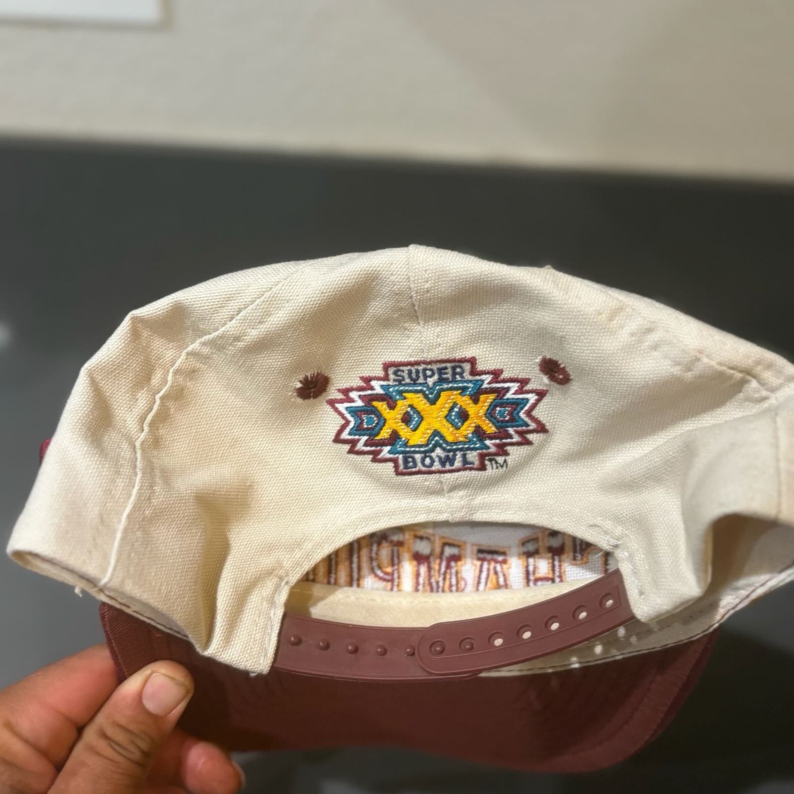 VTG Dallas Cowboys Hat Cap Super Bowl XXX Champions Logo Athletic Hat - Thumbnail 5