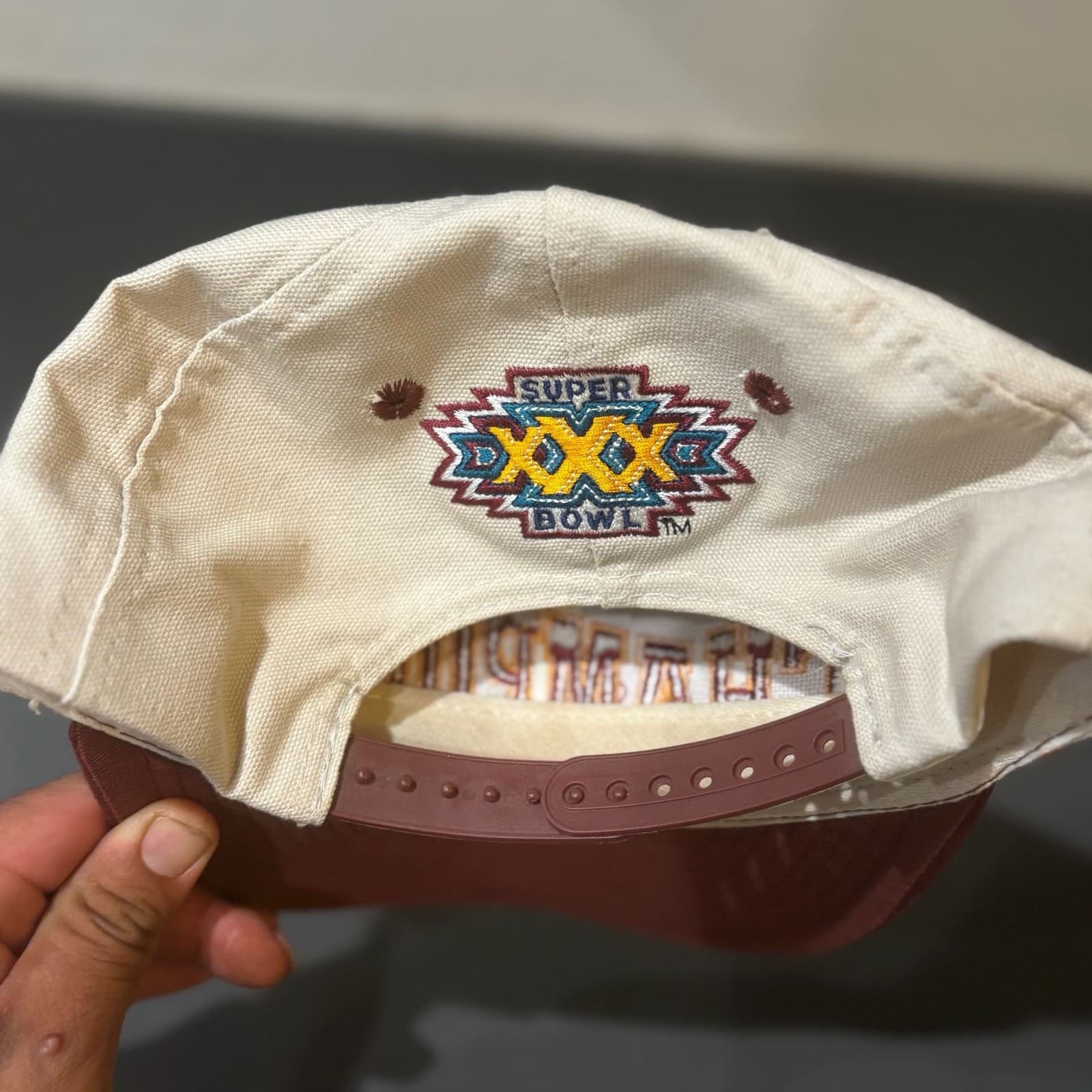 VTG Dallas Cowboys Hat Cap Super Bowl XXX Champions Logo Athletic Hat - Thumbnail 4