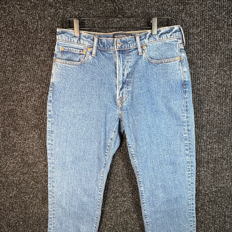 Abercrombie & Fitch Ultra High Rise Vintage Straight Jeans - Thumbnail 2