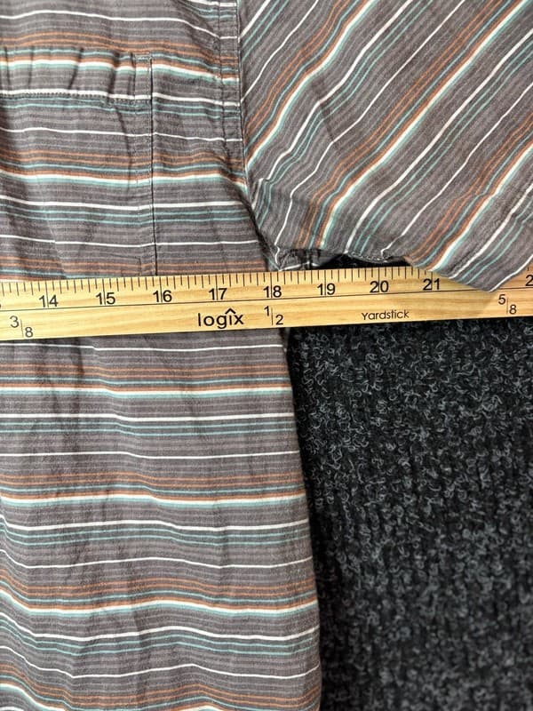 HippyTree Nomad Division Montauk Striped Short Sleeve Woven Shirt - Thumbnail 9
