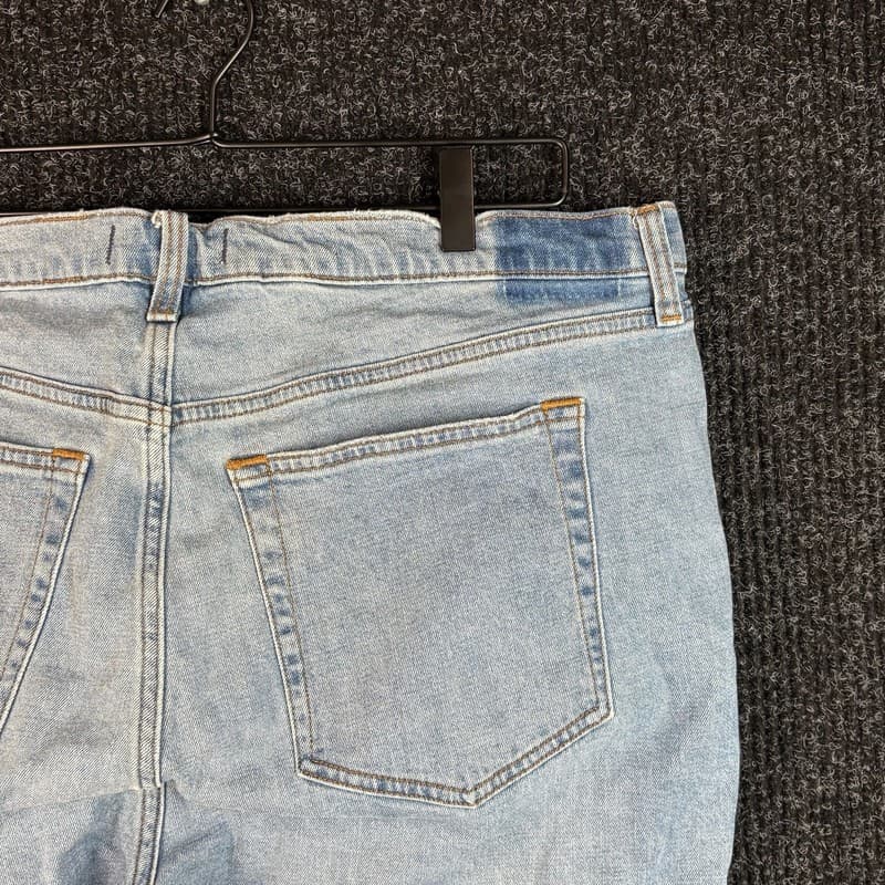 Abercrombie & Fitch The 90s Straight Leg Jeans Light Wash - Thumbnail 11
