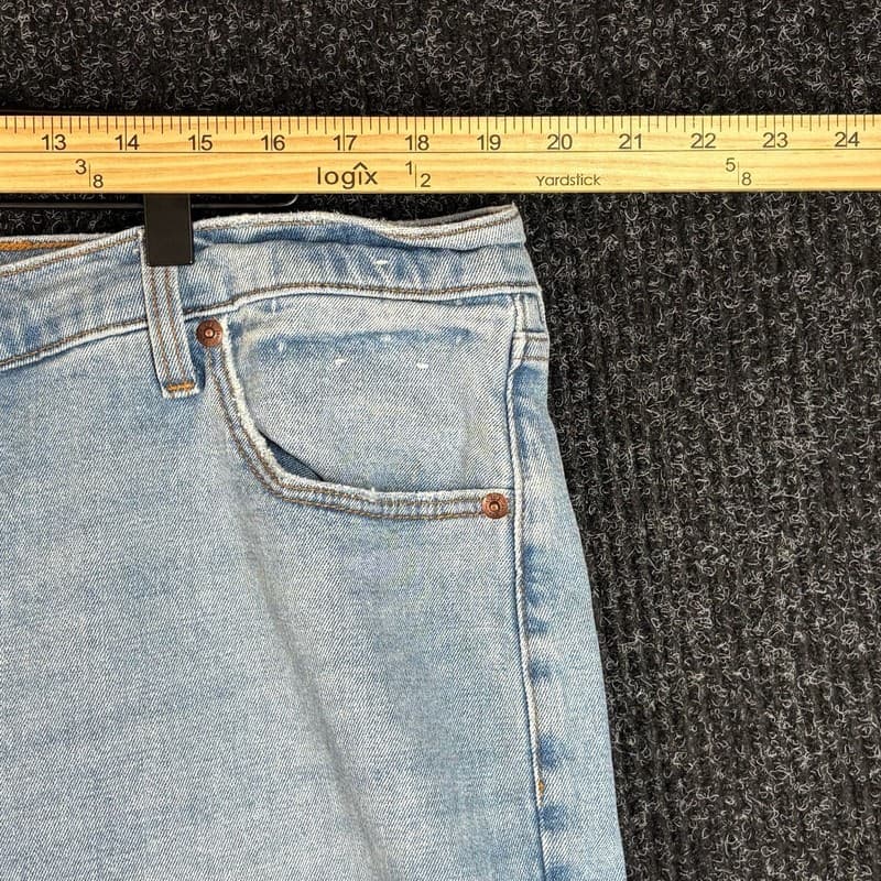 Abercrombie & Fitch The 90s Straight Leg Jeans Light Wash - Thumbnail 4