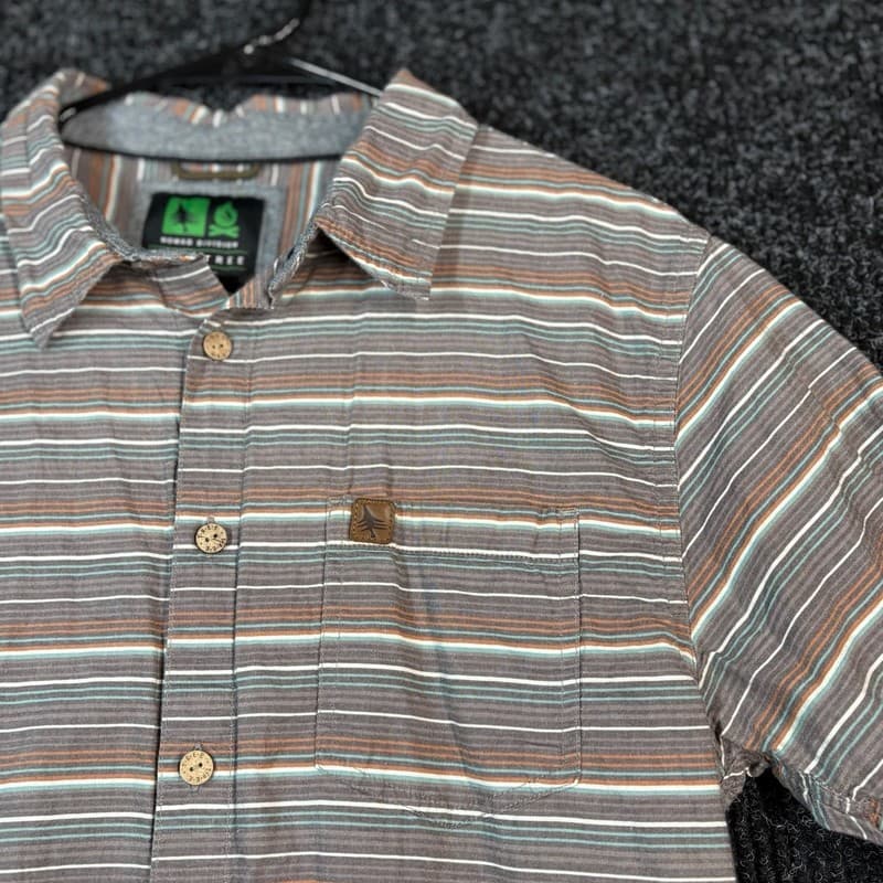 HippyTree Nomad Division Montauk Striped Short Sleeve Woven Shirt - Thumbnail 2
