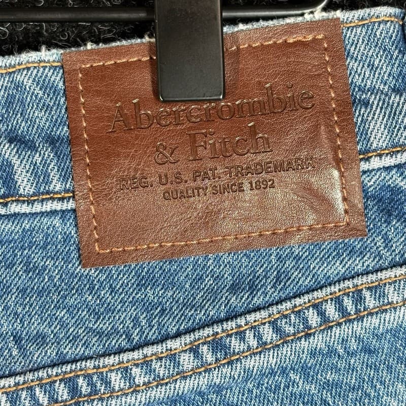 Abercrombie & Fitch Ultra High Rise Vintage Straight Jeans - Thumbnail 9