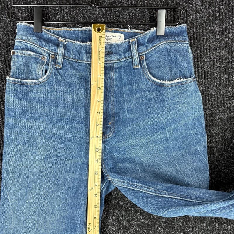 Abercrombie & Fitch Womens The '90s Straight Ultra High Rise Jeans - Thumbnail 5