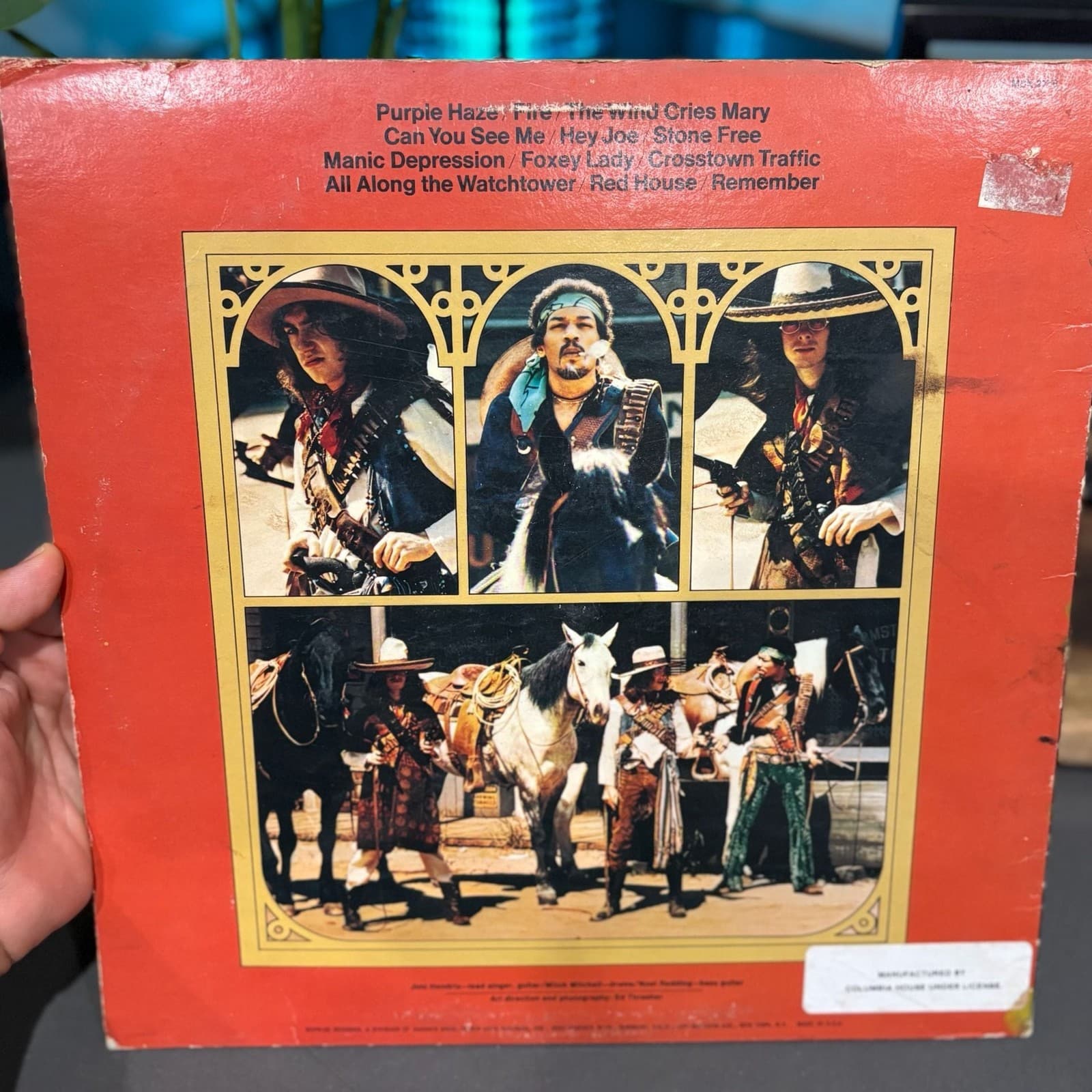 Jimi Hendrix Experience Smash Hits Vinyl LP Record MSK 2276 - Thumbnail 2