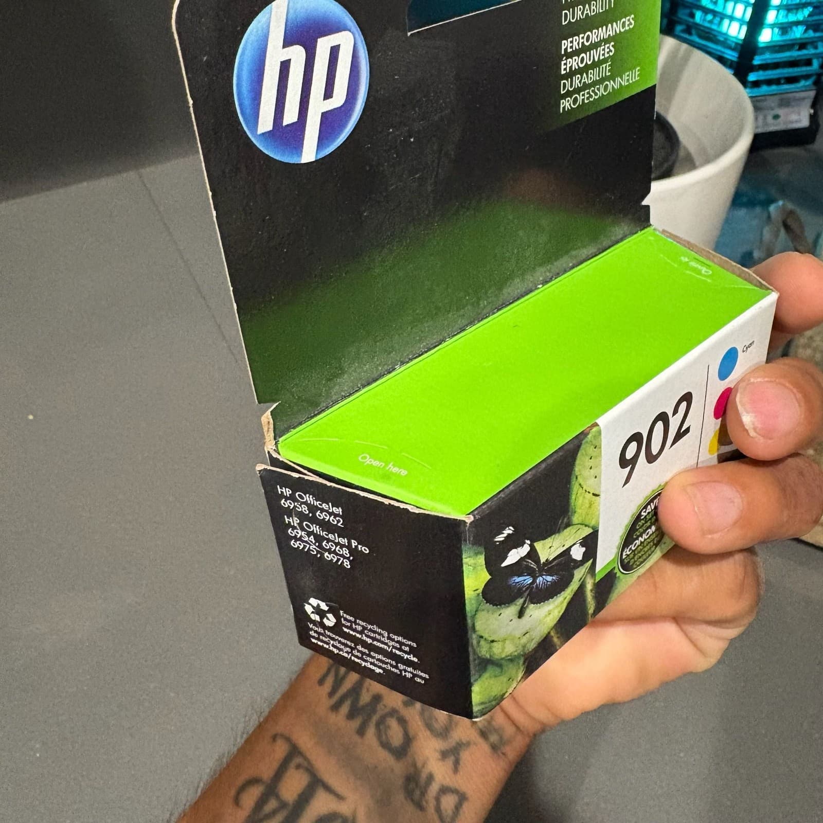 HP 902 3-Pack Cyan, Magenta, and Yellow Original Ink Cartridges (T0A38AN) - Thumbnail 5