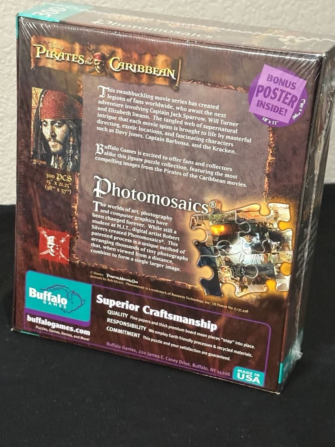 Disney Pirates of the Caribbean Jack Sparrow 300 Piece Jigsaw Puzzle - Thumbnail 3