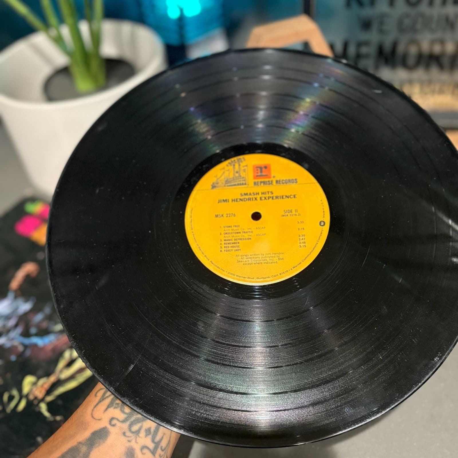 Jimi Hendrix Experience Smash Hits Vinyl LP Record MSK 2276 - Thumbnail 3