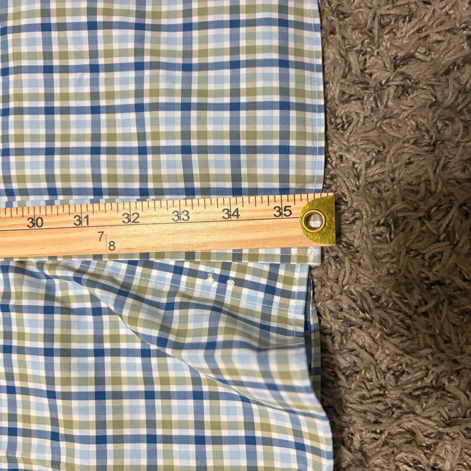 L.L.Bean Traditional Fit Plaid Short Sleeve Button Down Shirt XL-Tall - Thumbnail 8