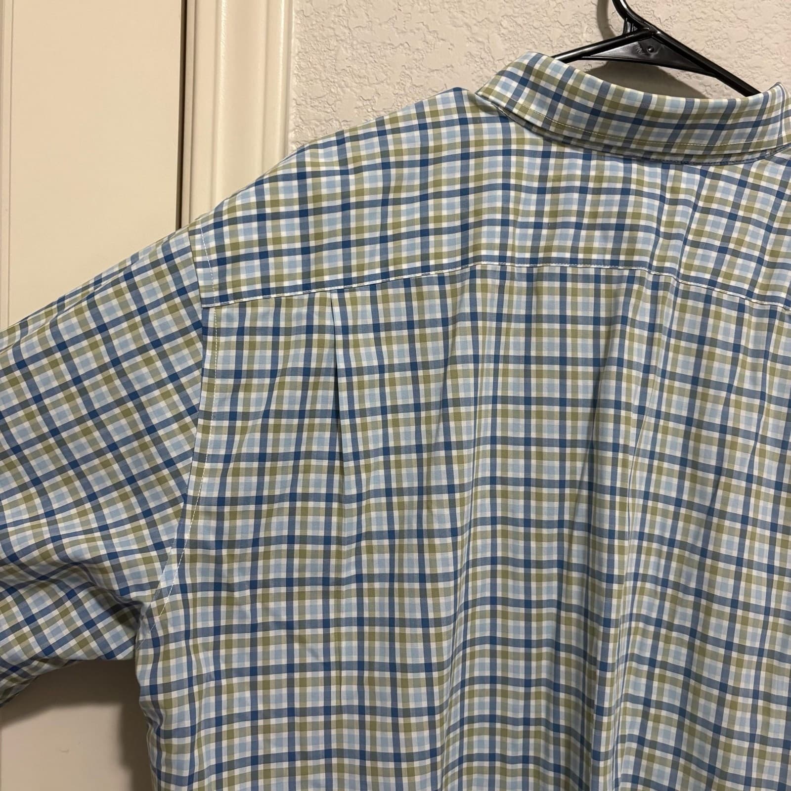 L.L.Bean Traditional Fit Plaid Short Sleeve Button Down Shirt XL-Tall - Thumbnail 5