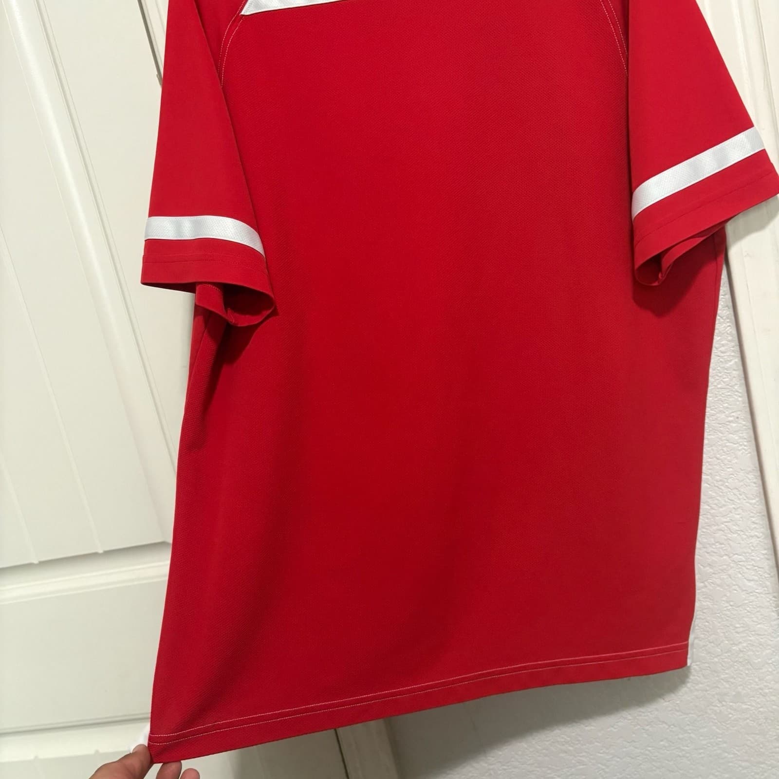 Under Armour Performance Polo Shirt Red Men's Size Large - Thumbnail 10