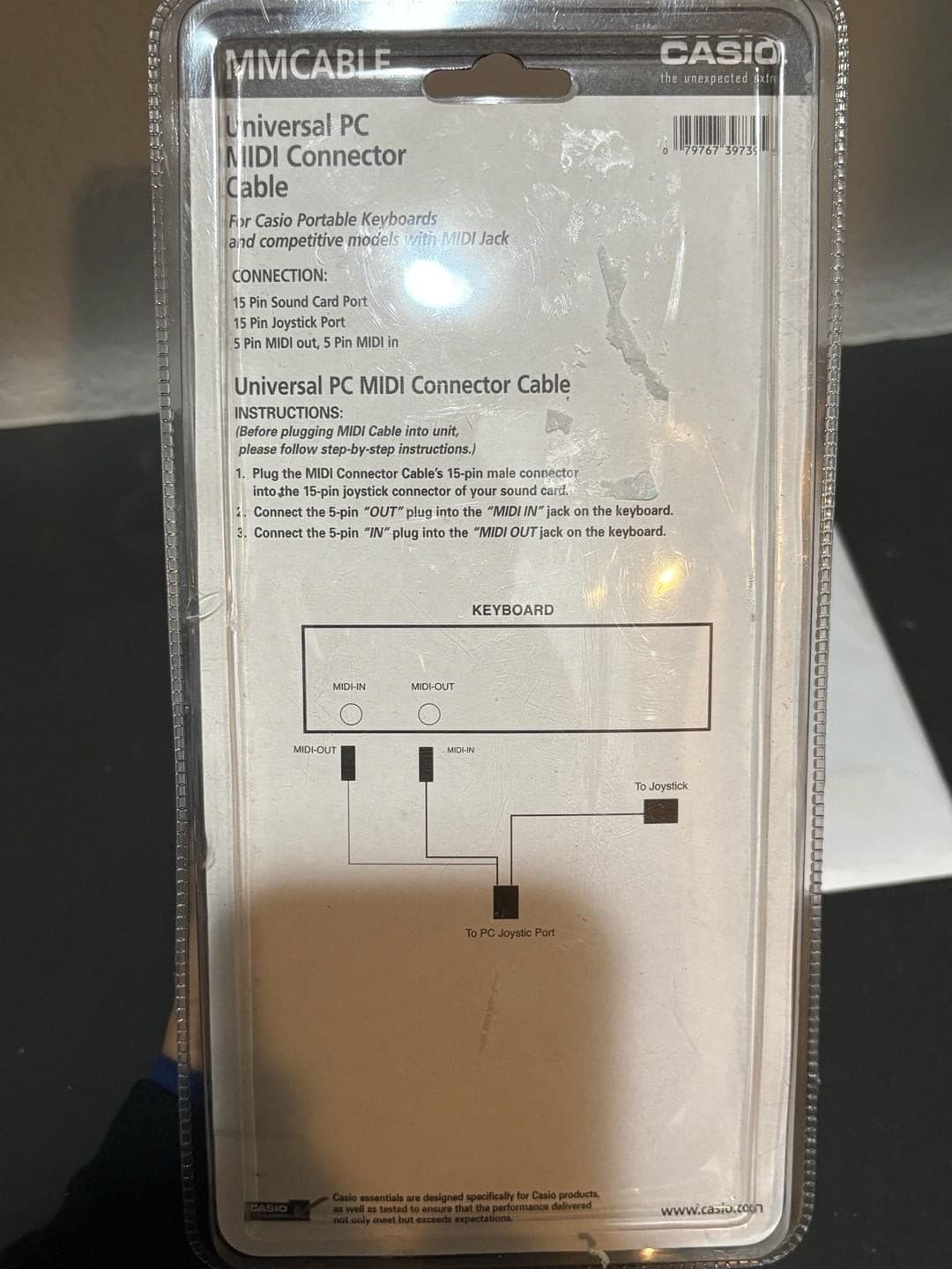 Casio MMCABLE Universal PC MIDI Connector Cable - Thumbnail 3