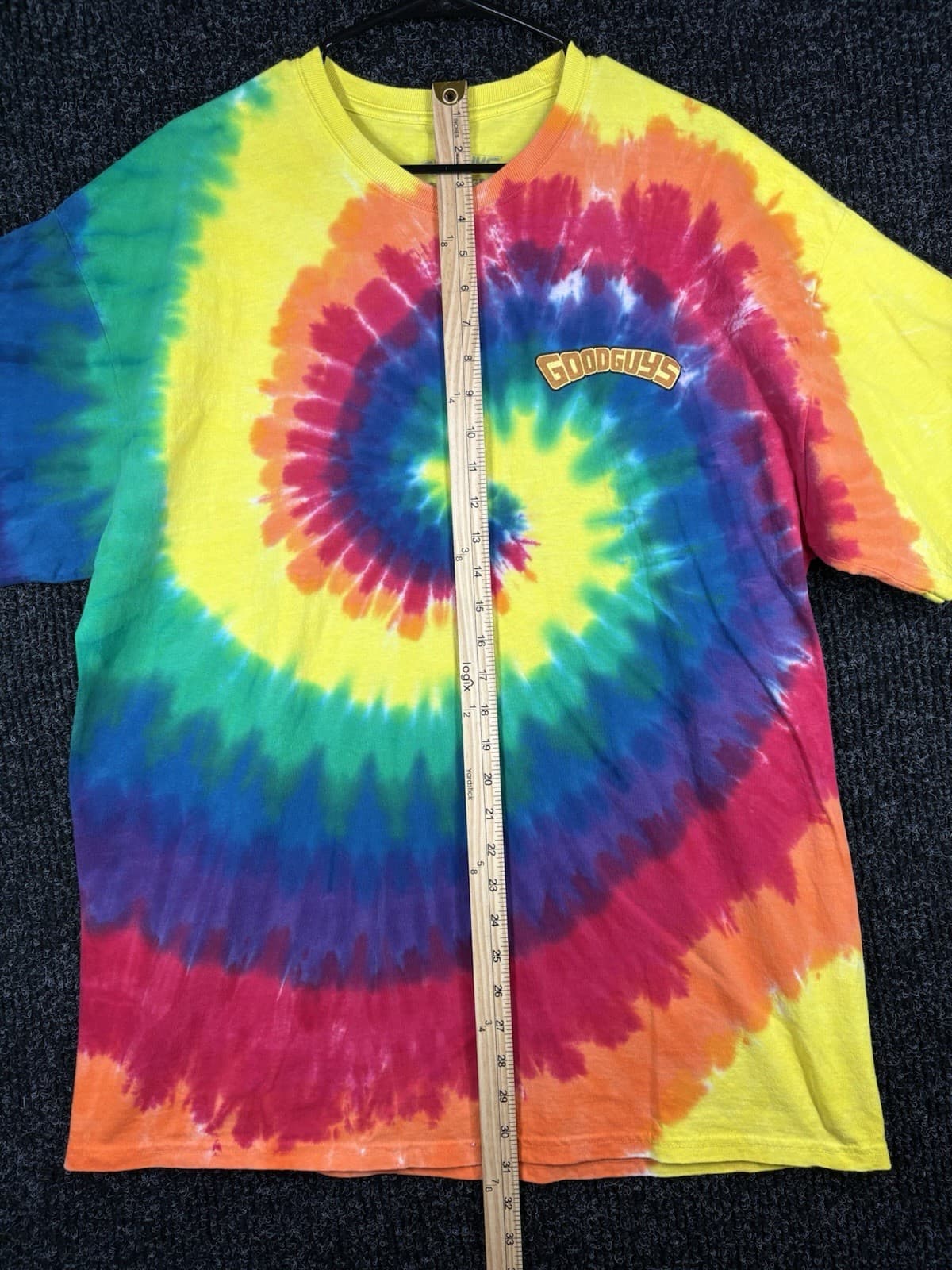 GoodGuys 2022 Hot Rod Week Tye Die Men's T Shirt XL - Thumbnail 3