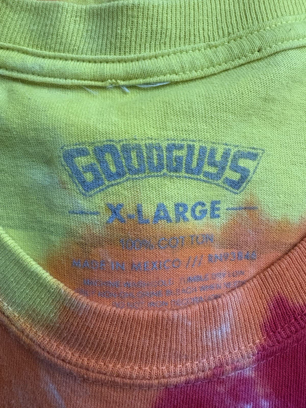 GoodGuys 2022 Hot Rod Week Tye Die Men's T Shirt XL - Thumbnail 6