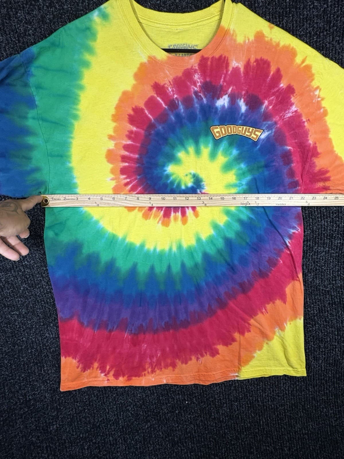 GoodGuys 2022 Hot Rod Week Tye Die Men's T Shirt XL - Thumbnail 4