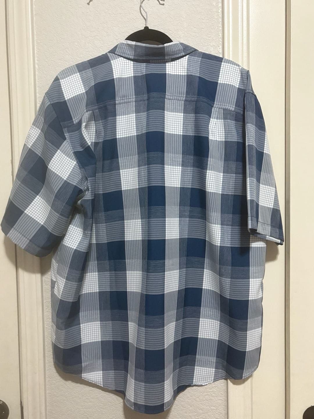 Orvis Men's Short Sleeve Plaid Button Down Shirt XXL - Thumbnail 5