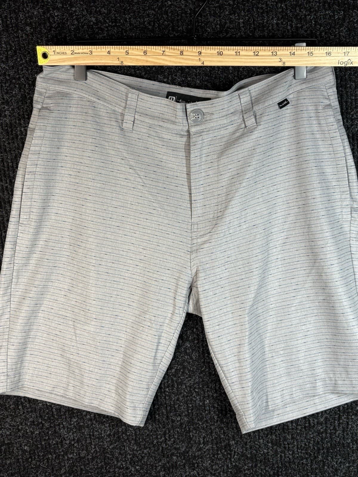 Travis Mathew Men's Shorts Size 34, Black/Blue/Grey, Golf Active - Thumbnail 7