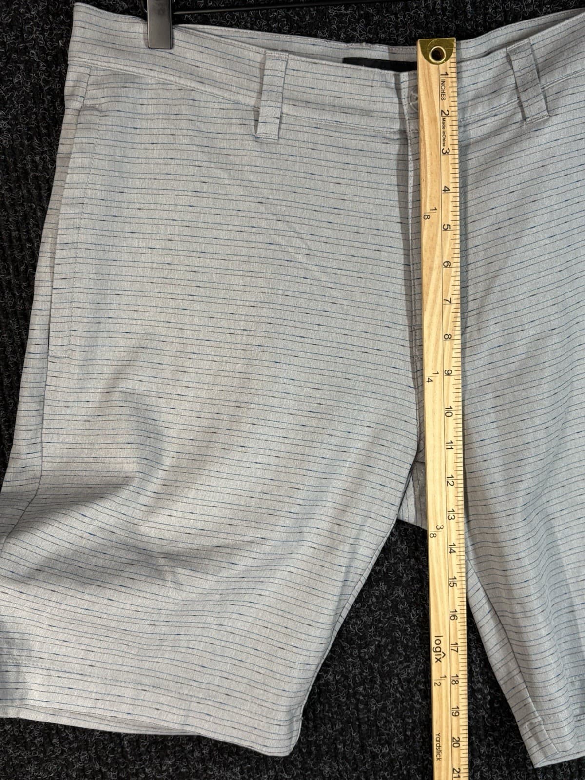 Travis Mathew Men's Shorts Size 34, Black/Blue/Grey, Golf Active - Thumbnail 8