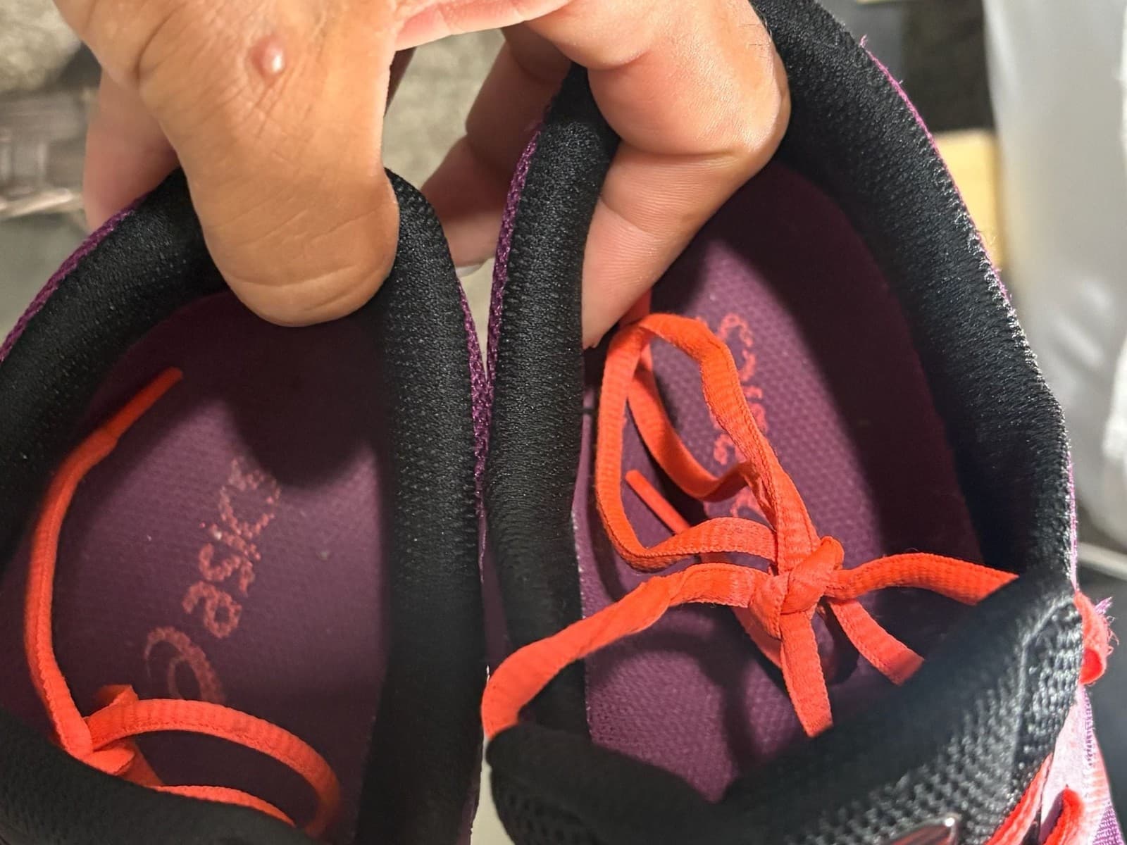 Asics FuzeX Lyte Women's Running Shoes Purple and Orange Size 9 - Thumbnail 8