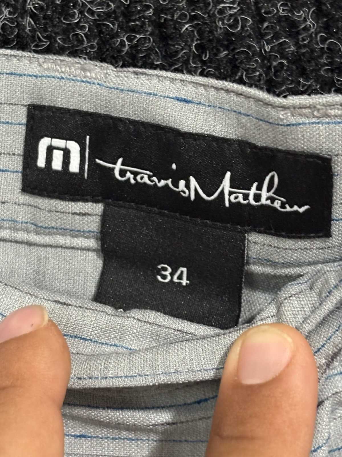 Travis Mathew Men's Shorts Size 34, Black/Blue/Grey, Golf Active - Thumbnail 5