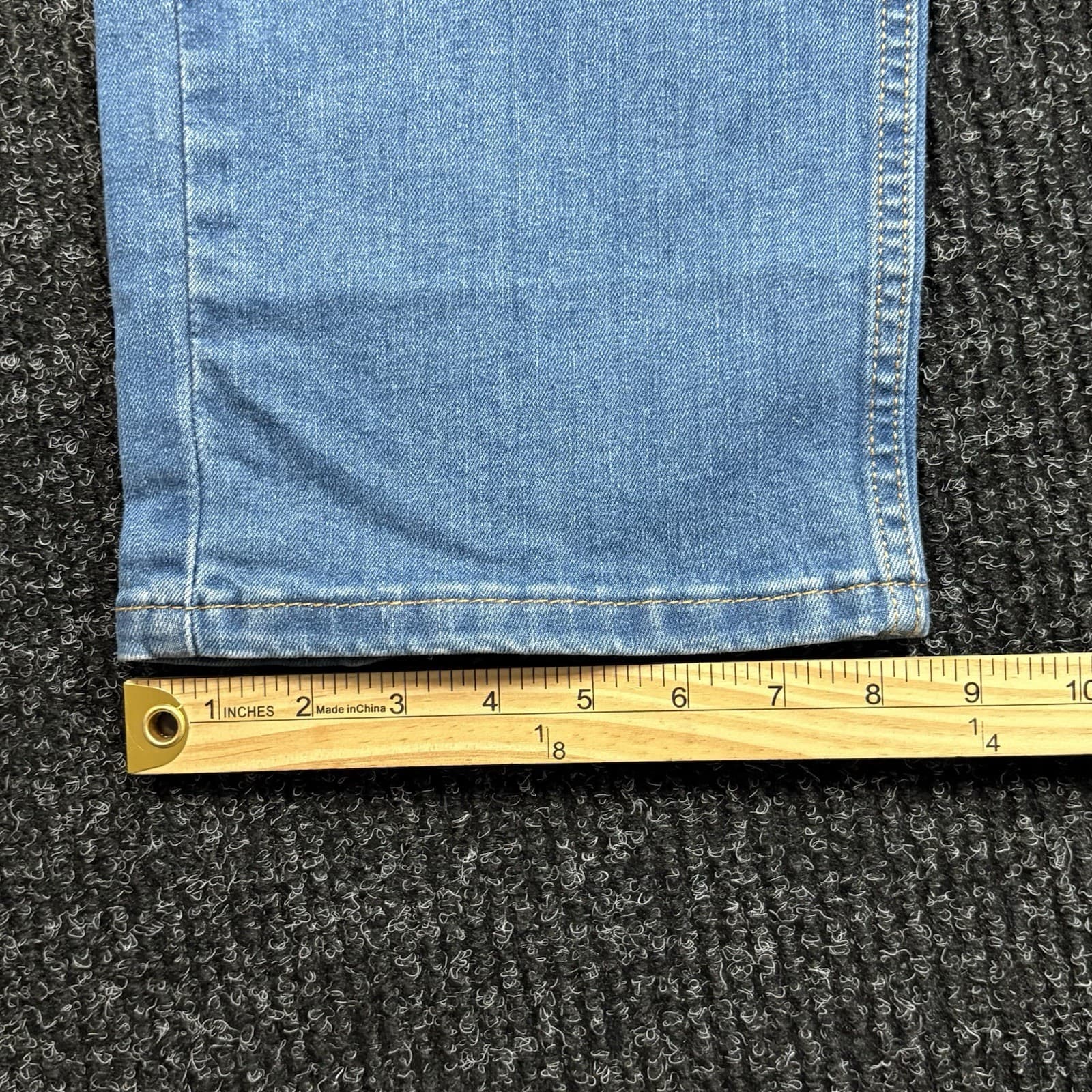 Levi's 514 Men's Straight Leg Stretch Blue Jeans, Size 38"x32" - Thumbnail 7