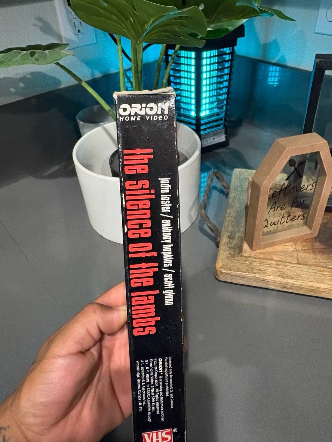 The Silence of the Lambs (1991) Orion Home Video VHS Tape - Thumbnail 2