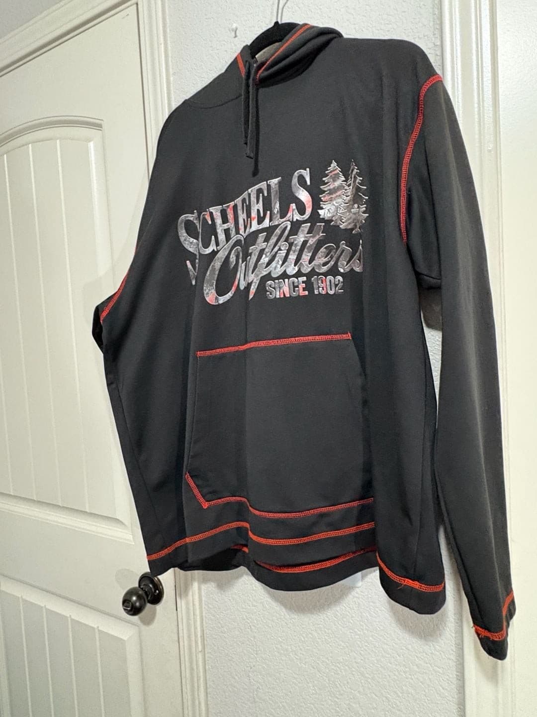 Scheels Outfitters Mossy Oak Camo Logo Performance Hoodie - Thumbnail 4