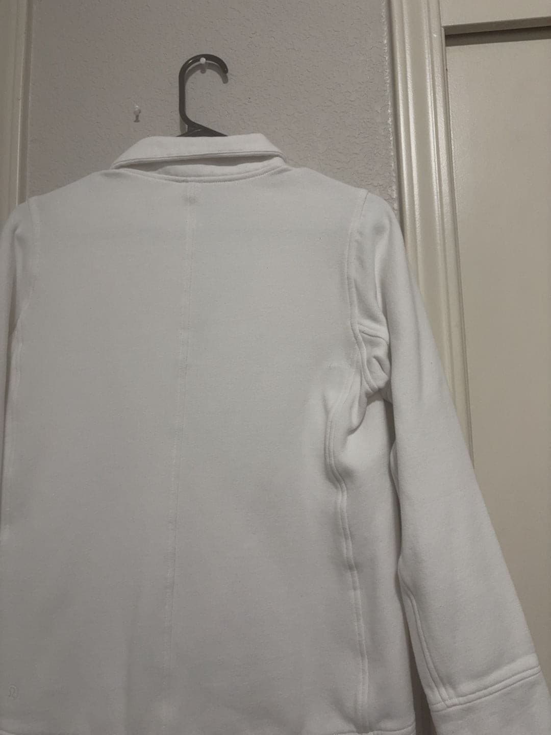 Lululemon Quilted Moto Sweatshirt Jacket White - Thumbnail 9