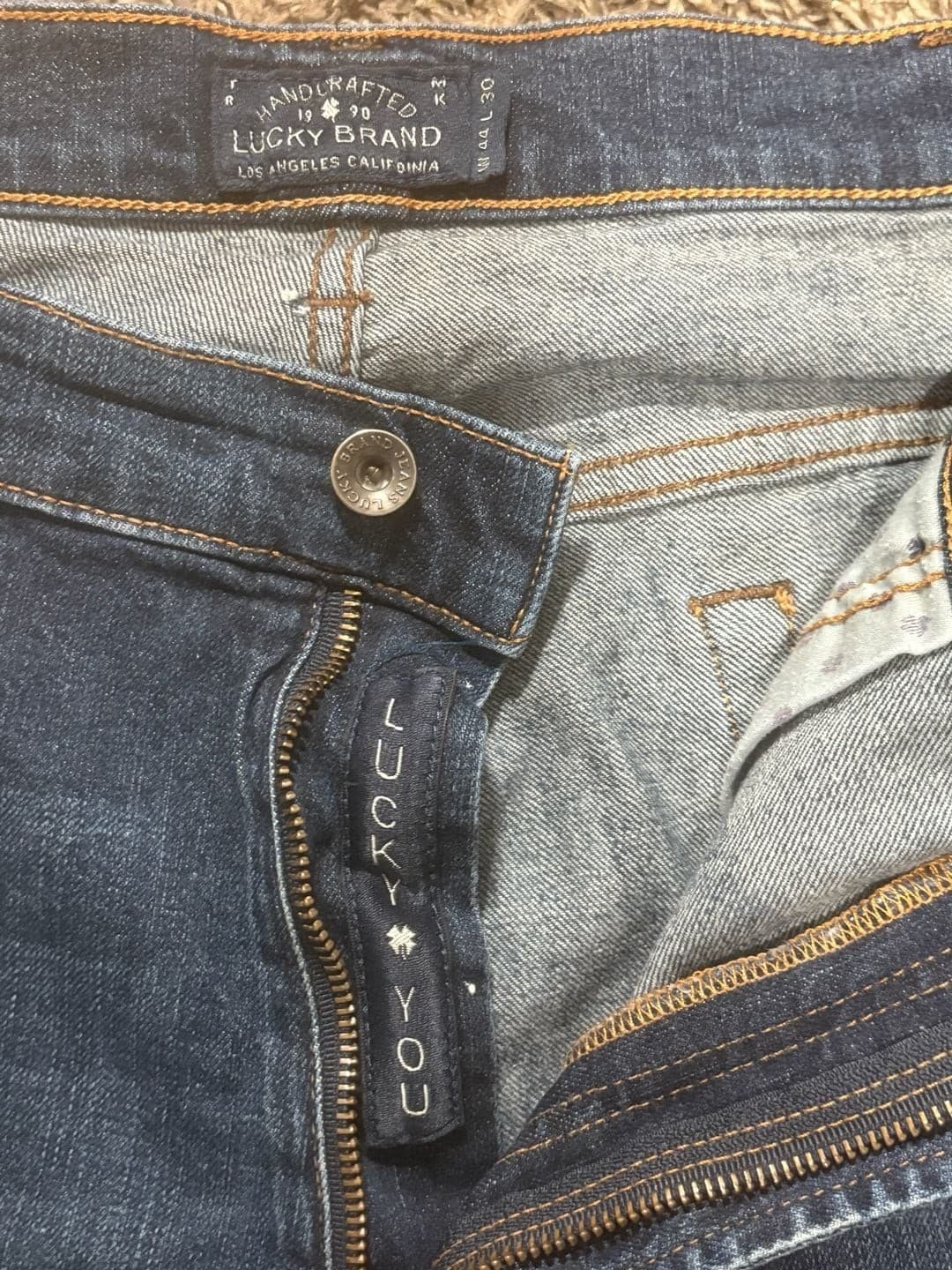 Lucky Brand 181 Relaxed Straight Jeans 44x30 - Thumbnail 2